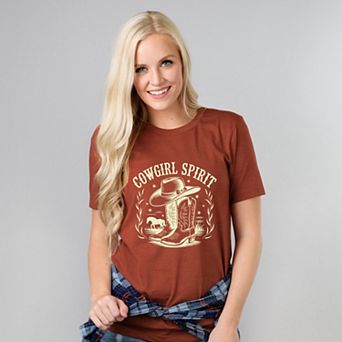 Cowgirl Spirit Boots - Women's Short Sleeve Graphic T-Shirt