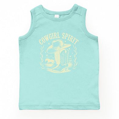 Cowgirl Spirit Boots - Youth Tank Top