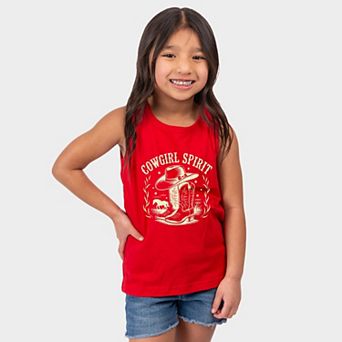 Cowgirl Spirit Boots - Youth Tank Top
