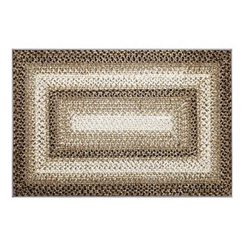 Modern Woven Area Rug Machine Washable Low Pile Pet Friendly Ultra Thin Carpet for Kid's Room