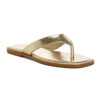 London Rag Nitty Women's Slip-On Thong Sandals