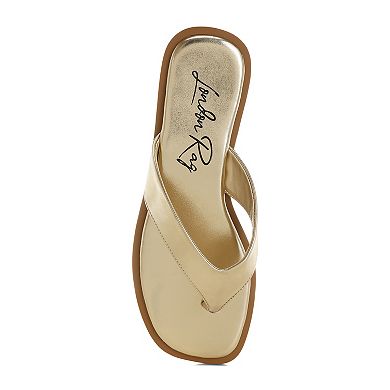 London Rag Nitty Women's Slip-On Thong Sandals