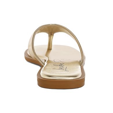 London Rag Nitty Women's Slip-On Thong Sandals