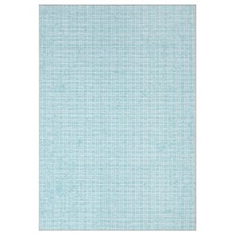 Modern Grid Area Rug Low Pile Pet Friendly Non Slip Vacuum Clean Carpet for Kid's Room Dining Room