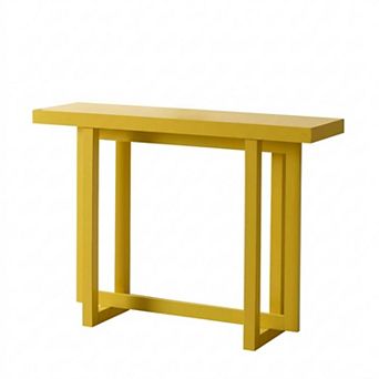 Kings Brand Furniture Console Table for Entryway, Wood Sofa Table Behind Couch, Narrow Accent Table