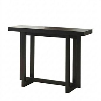 Kings Brand Furniture Console Table for Entryway, Wood Sofa Table Behind Couch, Narrow Accent Table