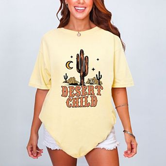 Desert Child - Women's Garment Dyed Graphic T-Shirt
