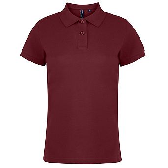 Asquith & Fox Womens/Ladies Plain Short Sleeve Polo Shirt