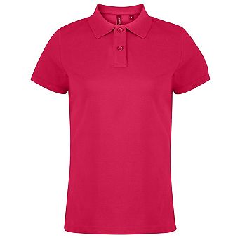 Asquith & Fox Womens/Ladies Plain Short Sleeve Polo Shirt