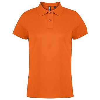 Asquith & Fox Womens/Ladies Plain Short Sleeve Polo Shirt