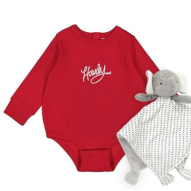 Embroidered Howdy Rope - Infant Fleece BodySuit