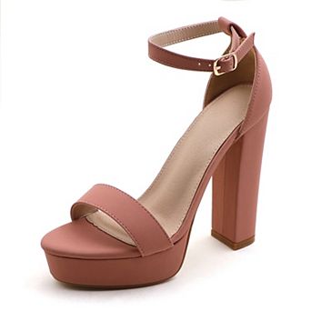 Chunky Platform Heel Ankle Strap Sandal