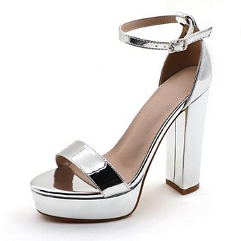Chunky Platform Heel Ankle Strap Sandal