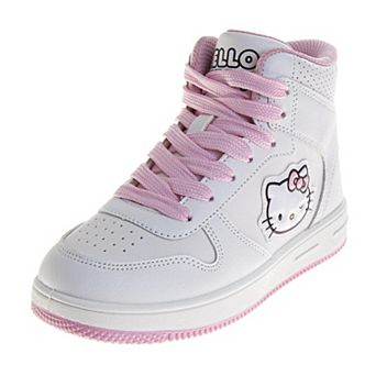 Hello Kitty Girls' White High-Top Sneakers (Little Kids, Big Kids)