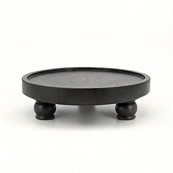 Modern Wood Riser Display Tray Home Decor