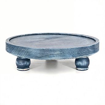 Modern Wood Riser Display Tray Home Decor