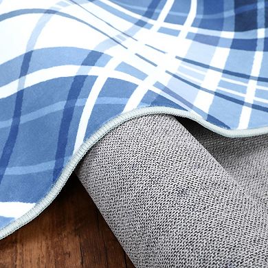 Modern Area Rug Machine Washable Non Slip Non Shedding Stain Resistant Floor Cover for Dining Room