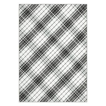 Modern Area Rug Machine Washable Non Slip Non Shedding Stain Resistant Floor Cover for Dining Room