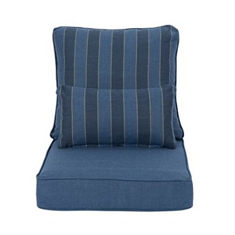 Aoodor Outdoor Chair Cushion, 23 x 26 Inch Water-Resistant, Fade-Resistant Olefin Fabric Patio Seat