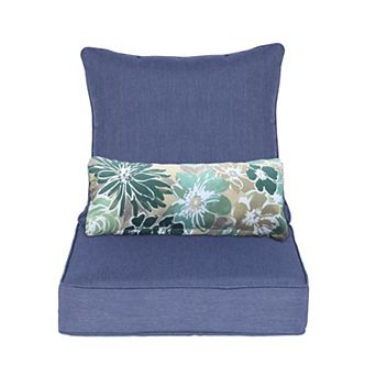 Aoodor Outdoor Chair Cushion, 23 x 26 Inch Water-Resistant, Fade-Resistant Olefin Fabric Patio Seat
