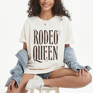 Rodeo Queen Tall - Women's Garment Dyed Graphic T-Shirt
