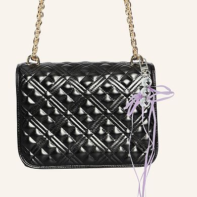 Beads Ribbon Bow Handbag Charms Keychains 1 Pc