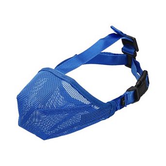 1 pc Soft Mesh Muzzle Adjustable Covered Mouth Guard Breathable