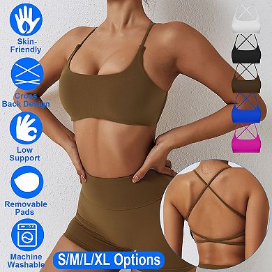 Women’s Cross Back Sports Bra
