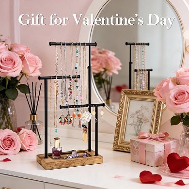 Jewelry Organizer Stand, Extra Tall Necklace Holder Jewelry Holder, Gift Idea
