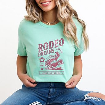 Rodeo Dreams Living For The Ride - Women's Short Sleeve Graphic T-Shirt