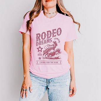 Rodeo Dreams Living For The Ride - Women's Short Sleeve Graphic T-Shirt
