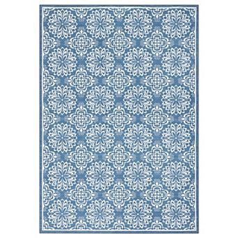 Vintage Area Rug Non Slip Vacuum Clean Ultra Thin Stain Resistant Carpet for Bedroom Kitchen