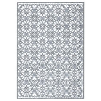 Vintage Area Rug Non Slip Vacuum Clean Ultra Thin Stain Resistant Carpet for Bedroom Kitchen