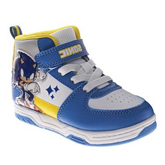 Sonic the Hedgehog Boys' Blue High-Top Sneakers (Toddlers/Little Kids)