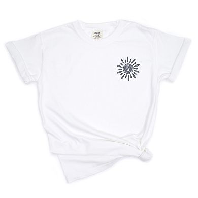 Fun In The Sun Summer Front And Back Design - Women's Garment Dyed Graphic T-Shirt