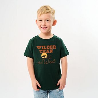 Wilder Than The West Bold - Youth Short Sleeve Graphic T-Shirt