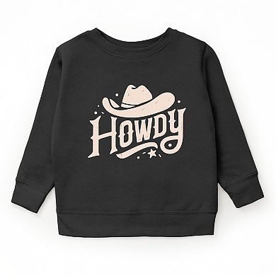 Howdy Western Hat - Youth Graphic Sweatshirt
