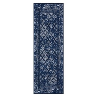 Medallion Area Rug Machine Washable Non Shedding Stain Resistant Floor Cover for Playroom Bedroom