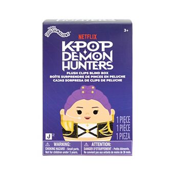Squishmallows K-Pop Demon Hunters Clip Plush Toy - Styles May Vary