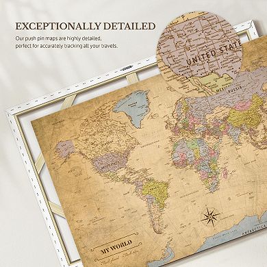 My World Travel Map Push Pin II