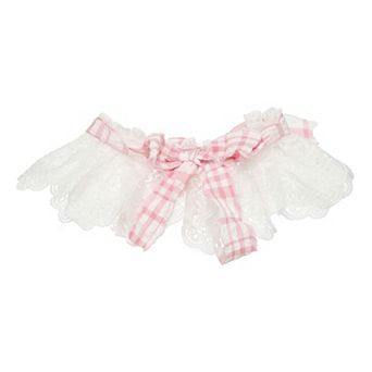 1 pc Bibs Pet Bowtie Ruffle Bandana Adjustable and Breakaway for Dogs / Kitten