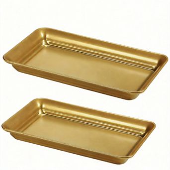 Vintage Vanity Tray Countertop Organizer 2 pc