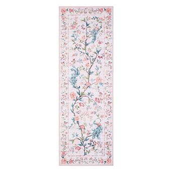 Pastoral Area Rug Machine Washable Vacuum Clean Stain Resistant Floor Cover for Kid's Room Playroom