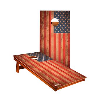 Backyard Series 2'x4' Regulation Size Cornhole Set - Includes (2) Boards & (8) Resin Filled Bags