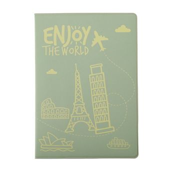 Eiffel Tower Airplane Passport Holder for Organized Travel 1 pc