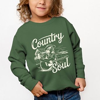 Country Soul Guitar - Toddler Graphic Sweatshirt