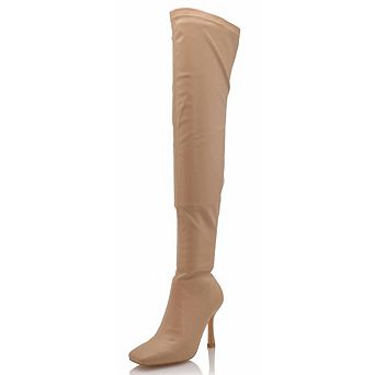 Over-the-Knee Stiletto Heel Boot
