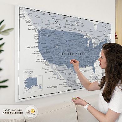 Twilight Push Pin USA Map