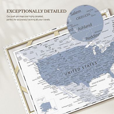 Twilight Push Pin USA Map