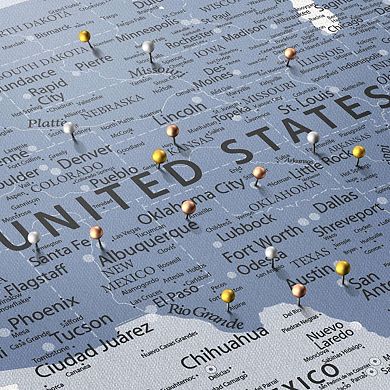 Twilight Push Pin USA Map